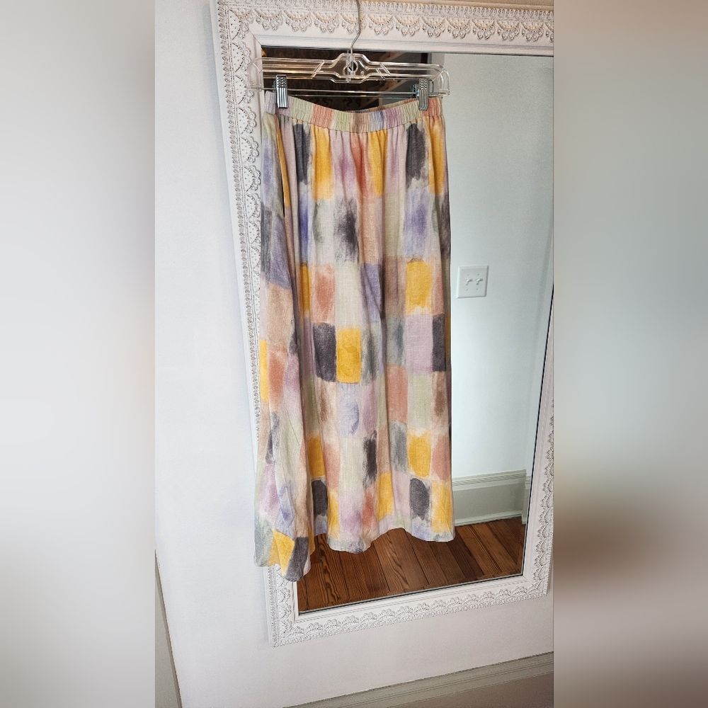Sadie And Sage Watercolor Women's Maxi Skirt